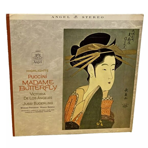 Highlights Puccini Madame Butterfly (Vinyl, 1970) Angel Records S 35821 VG LP - Picture 1 of 11